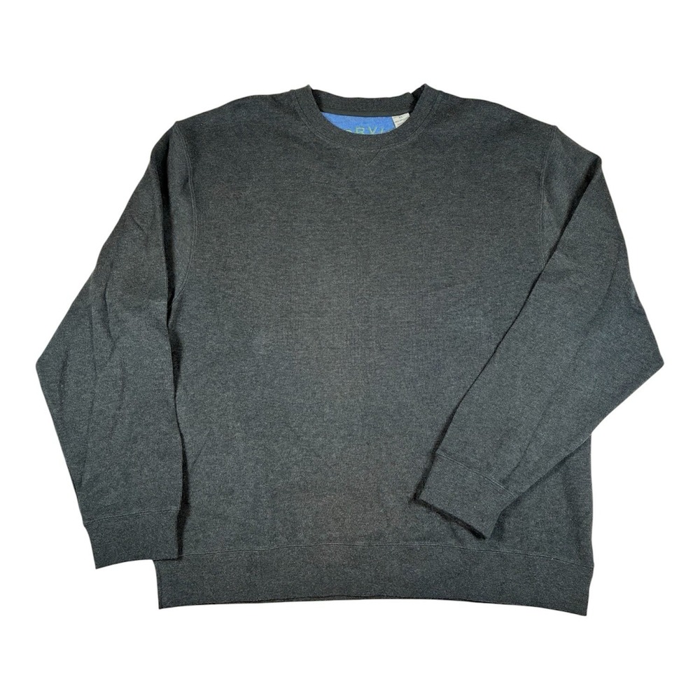 Orvis Softest Sweater Men's XL Heathered Charcoal Long Sleeve Crew Neck Fishing